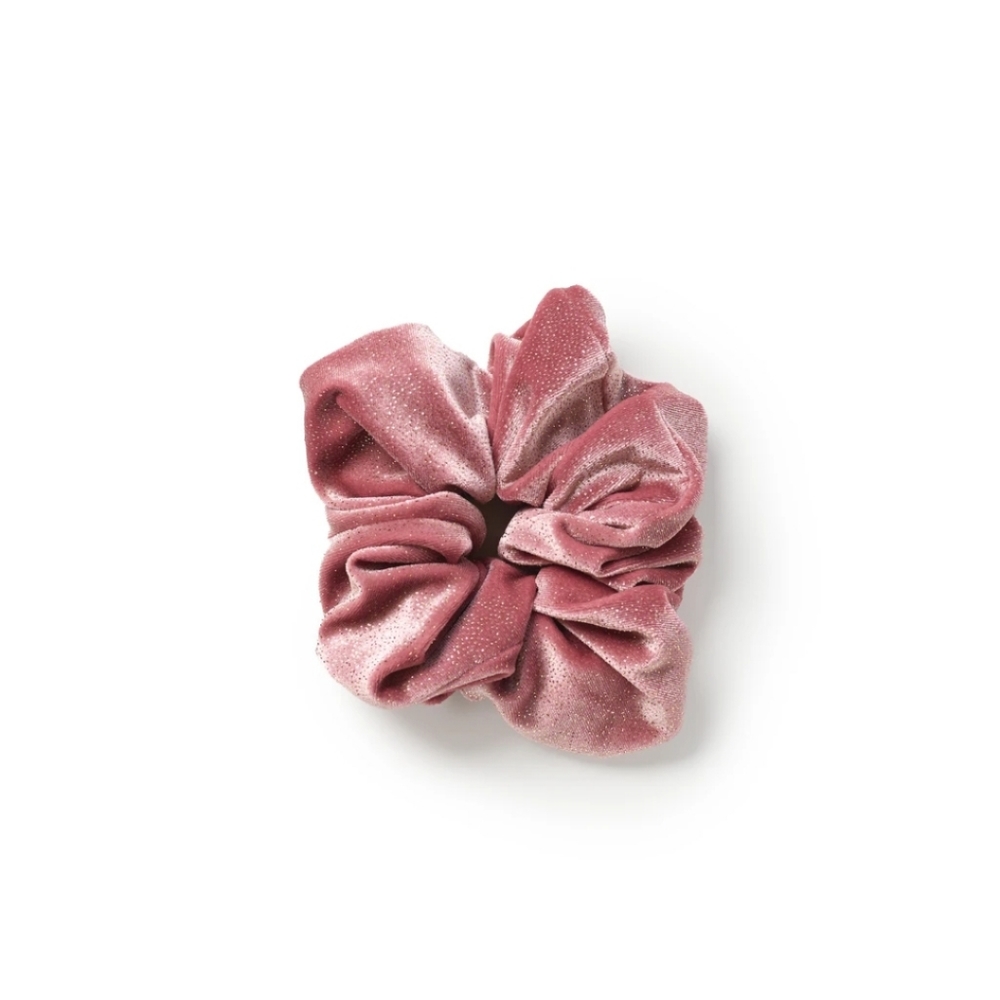 Marsala Sparkle Oversized Scrunchie | Little Poppy Co.